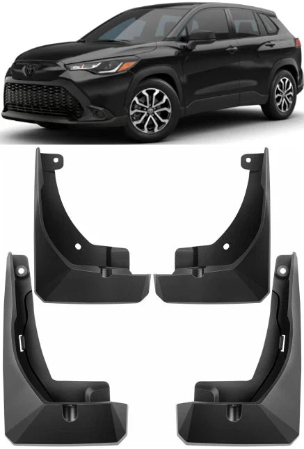 4PCS Splash Guards Mud Flaps for Toyota Corolla Cross (2022–2026)