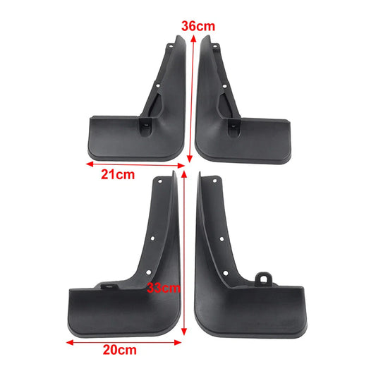 4pcs Mud Flaps Splash Guards for Toyota Highlander (2020-2025)
