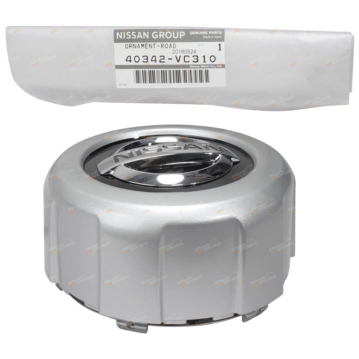 Rear Alloy Wheel Center Cap for Nissan Patrol Y61 (1997–2023)
