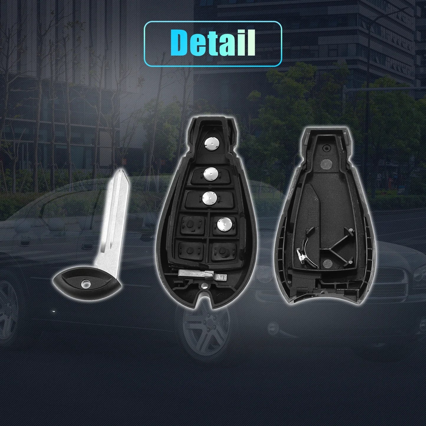 Keyless Entry Remote Key Shell Cover for Dodge Chrysler ( Specified)