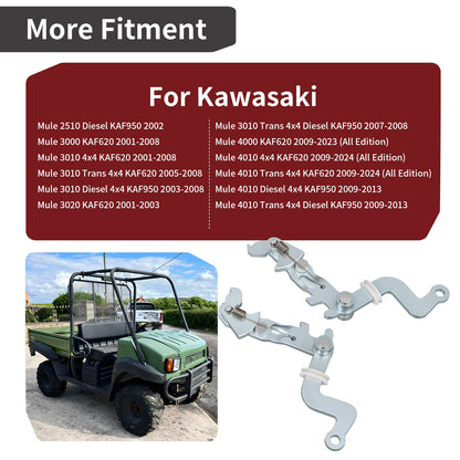 Brake Lever Bracket Set for Kawasaki Mule 2510 3000 3010 3020 4000 4010