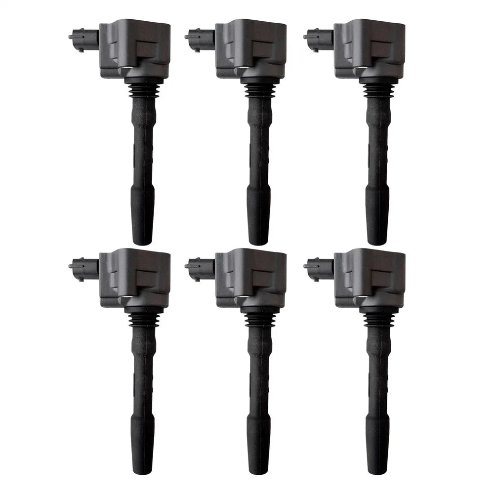 6Pcs Ignition Coils for Maserati Ghibli, Quattroporte, Levante (2014-2023)