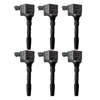 6Pcs Ignition Coils for Maserati Ghibli, Quattroporte, Levante (2014-2023)