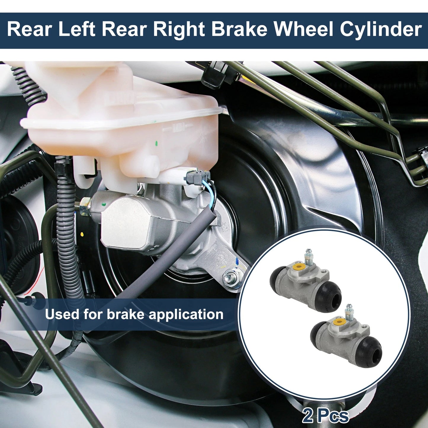 Set of 2 Brake Wheel Cylinders No.W610118 for Toyota Sienna (2004–2010)