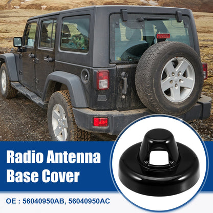 Radio Antenna Base Cover for Jeep Wrangler, Gladiator (2018–2023)