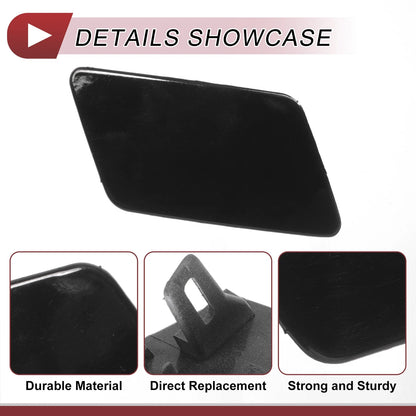 Front Right Washer Nozzle Cover Cap for Jaguar F-Pace (2017–2020) Black