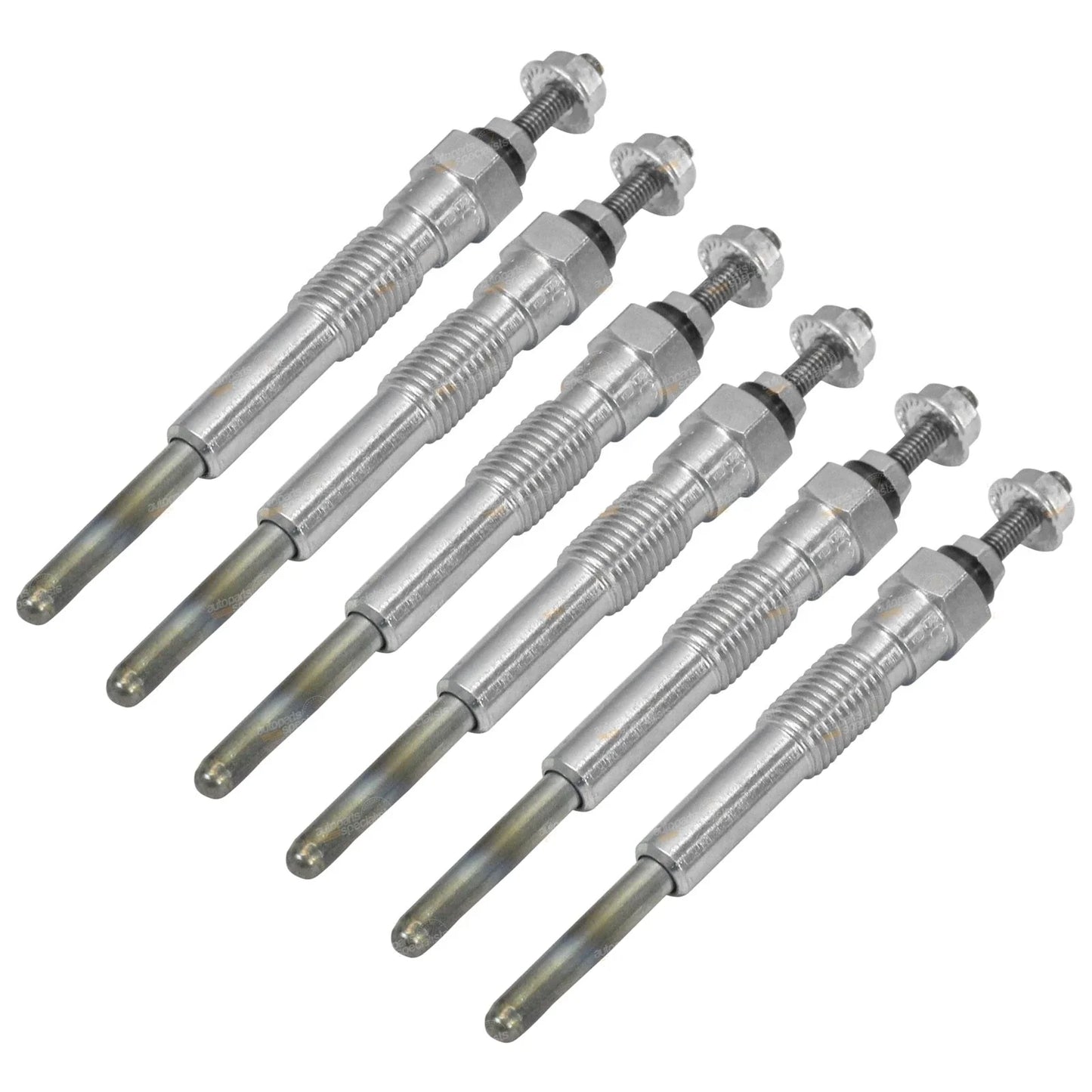 6 x Glow plugs for Landcruiser HJ47 4.0L 2H Diesel (1982–1984)