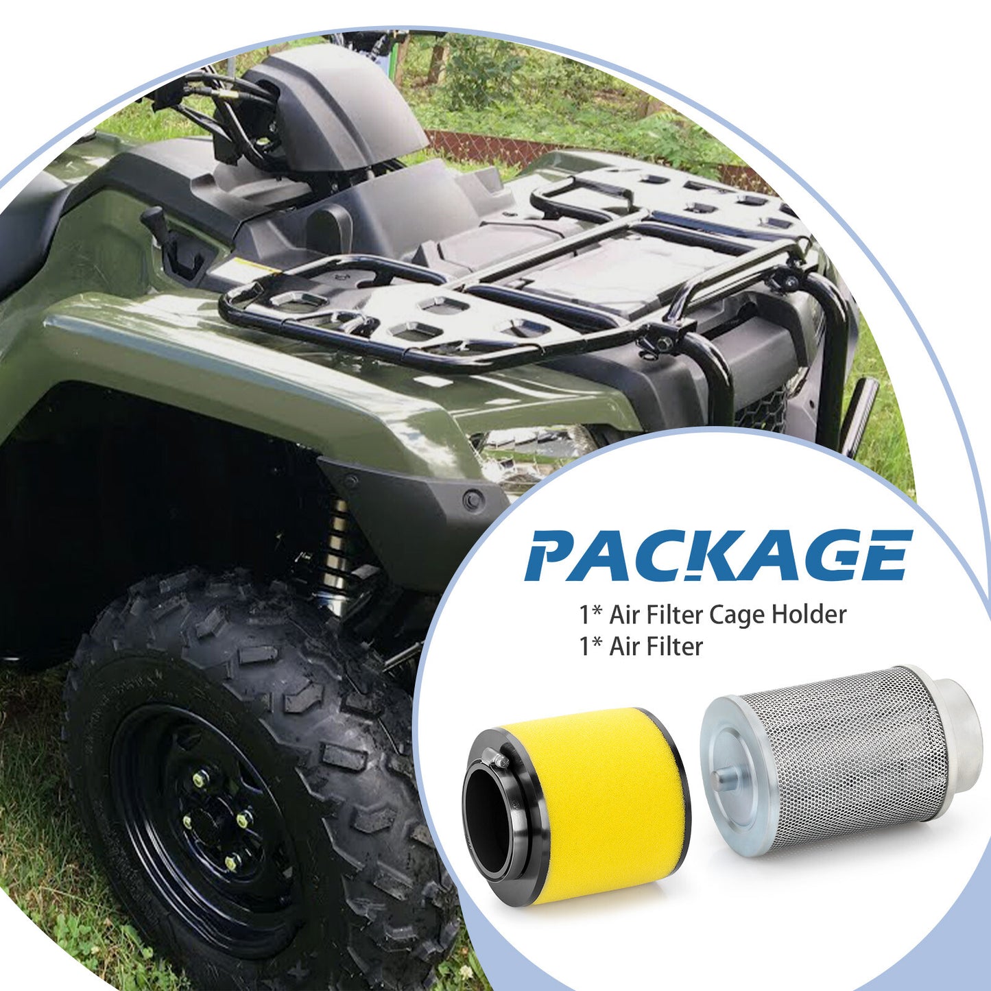 Air Filter for Honda Rancher 400 TRX400 (2004–2007)