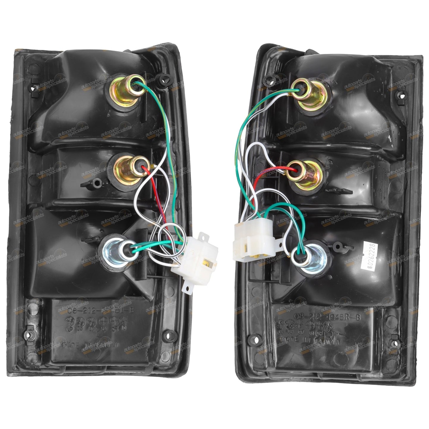 2 Rear Tail Light Lamps for Toyota Hilux (1988–1997)