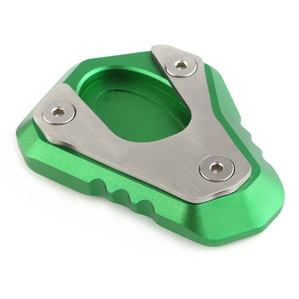 Kickstand Extension Plate Pad for Kawasaki Z650 2017-2018 Green