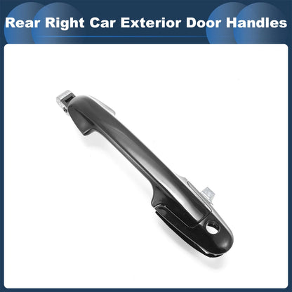 Rear Right Door Handle No. 72640SDET01 for Honda Accord (2003–2007) Black