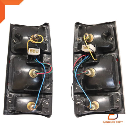 Tail Light Lamp Set Black Border for Holden Rodeo TF Isuzu TFR (88-97)