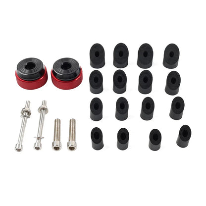 7/8" Red Throttle Handlebar End Plug Set for Motor Cruise Control