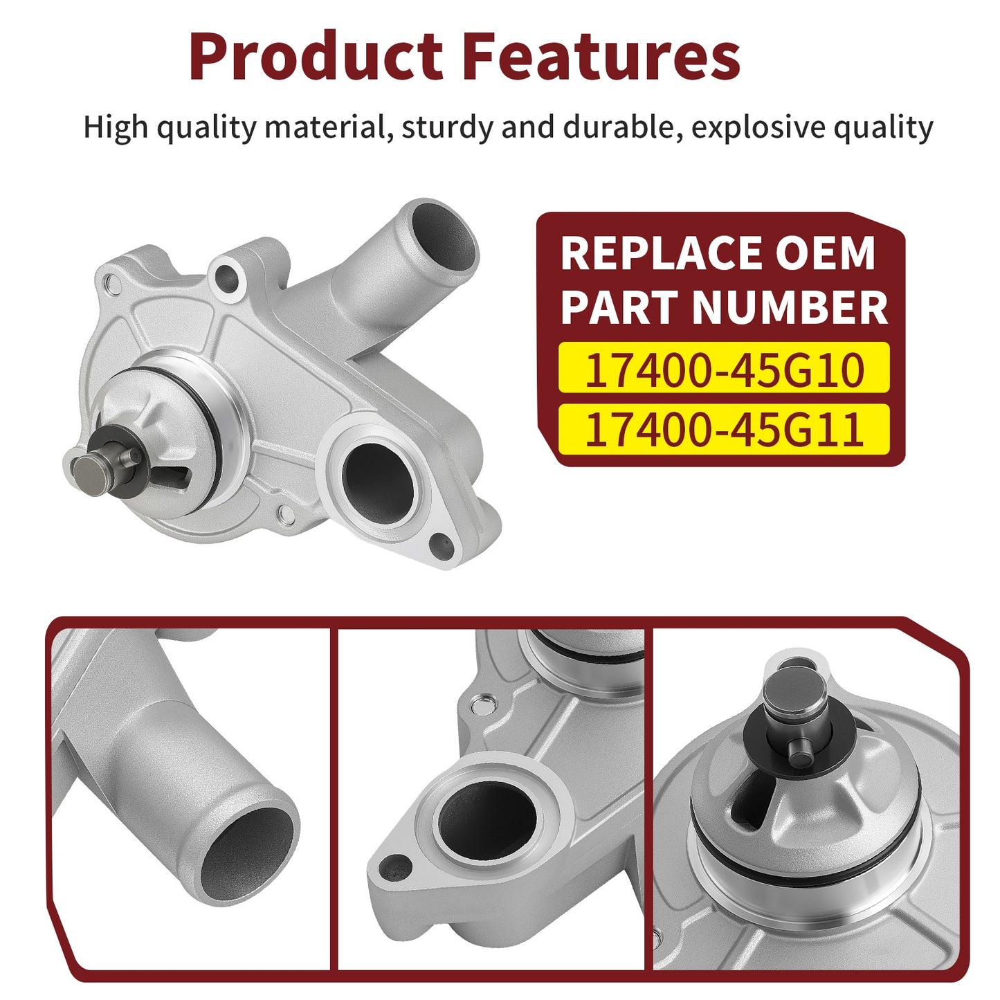 Water Pump Assembly Kit for Suzuki QuadRacer 450 (2006–2011)