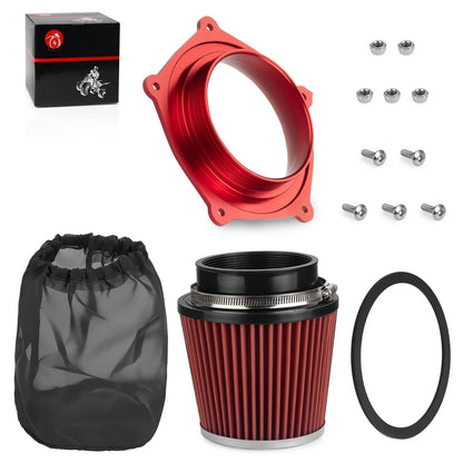 Air Filter w/Guide Holder for YFZ450/YFZ450R/YFZ450RSE/YFZ450X (2004–2024)