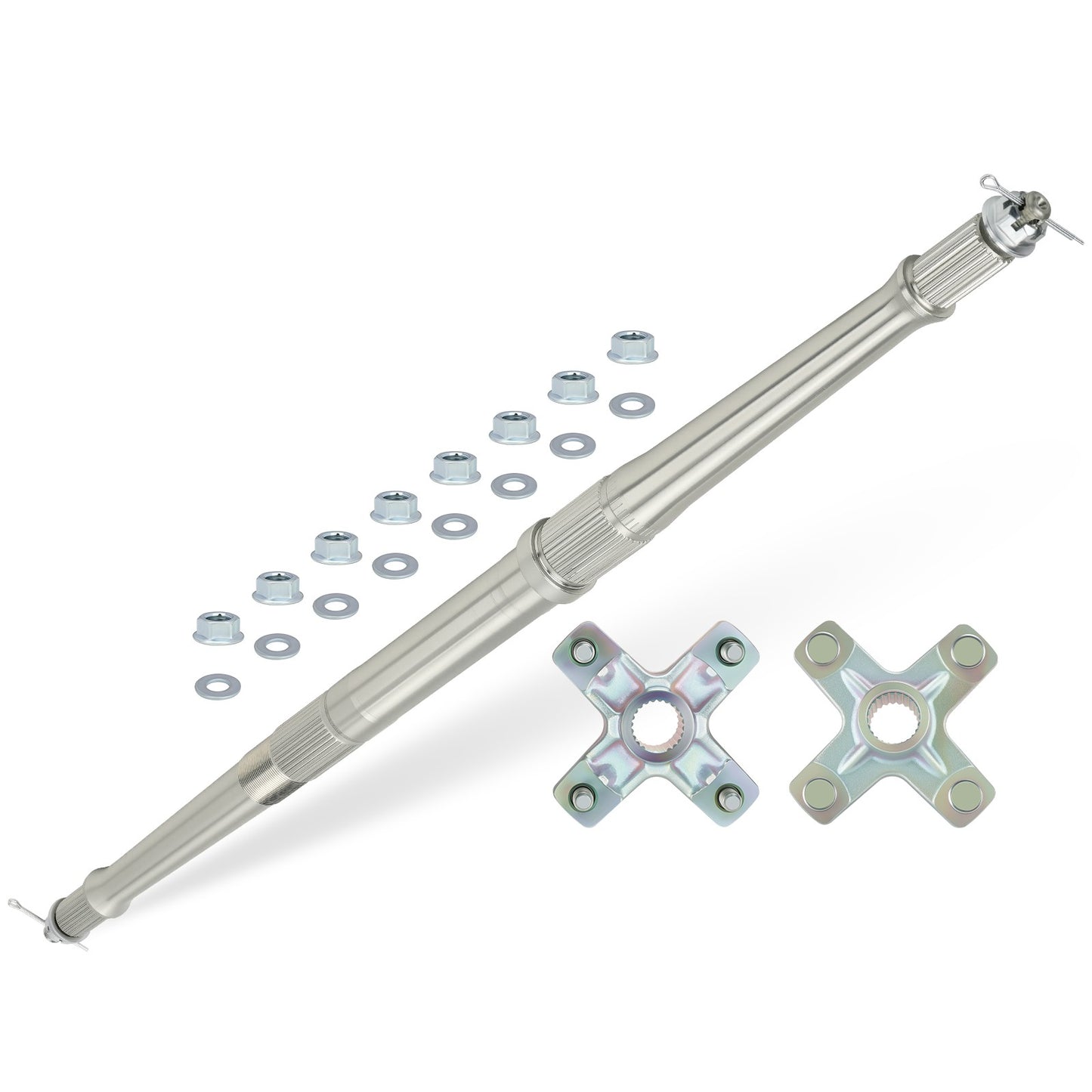 Rear Axle Shaft & Wheel Hubs for Yamaha Blaster (1988–2002)