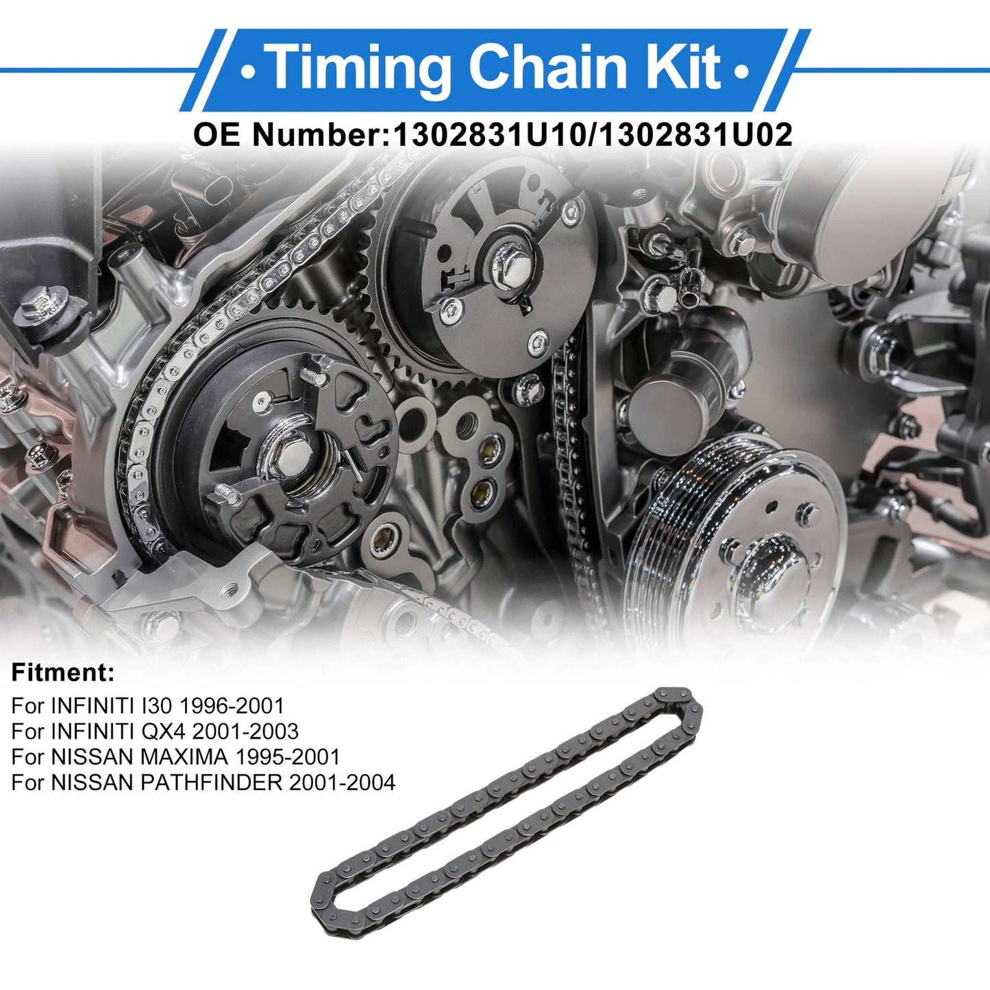 Timing Chain Kit for Infiniti I30 (1996–2001) No.1302831U10/1302831U02