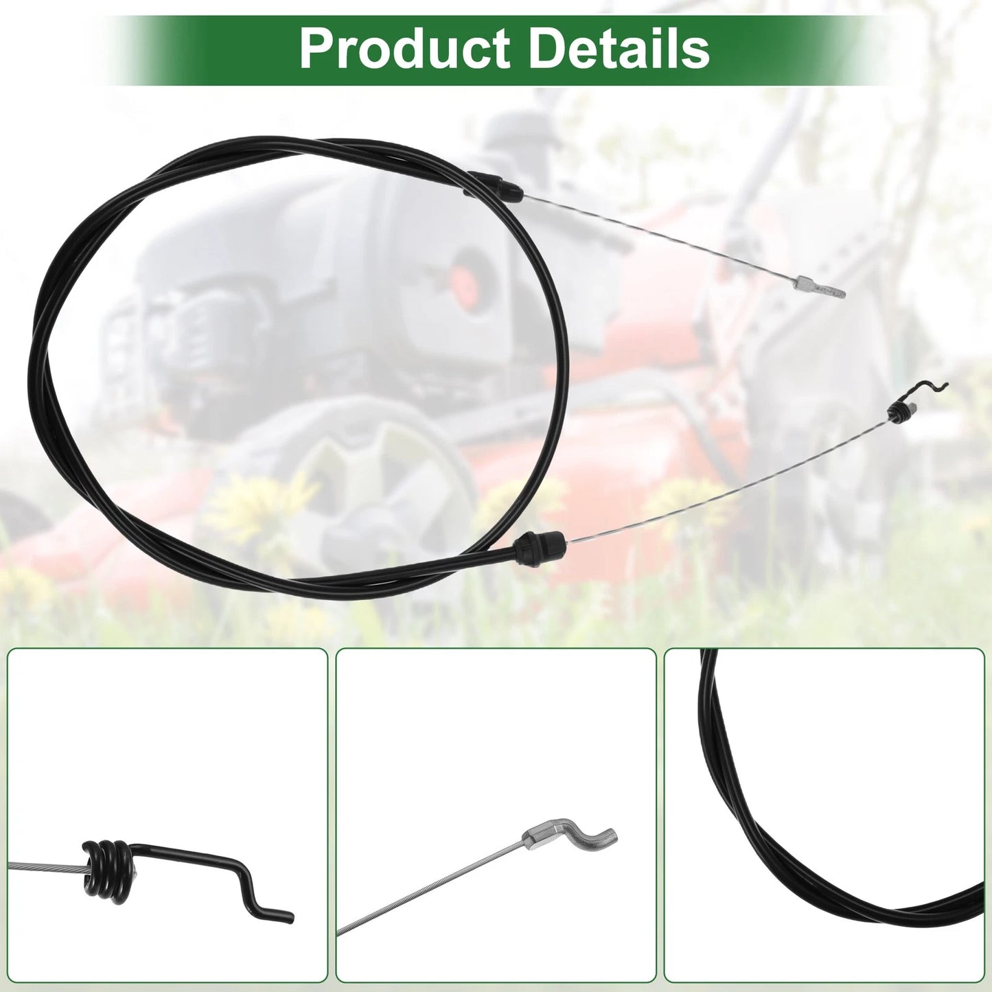 Brake Cable for Poulan Pro PR675AWD, Husqvarna 221A (No Year Specified)
