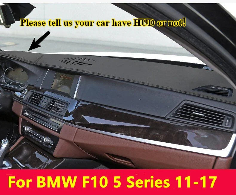 Leather Dashboard Cover Pad for BMW F10 5 Series (2011–2017)
