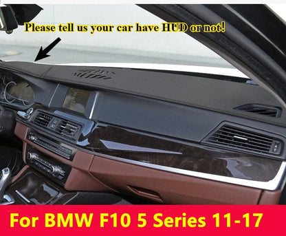 Leather Dashboard Cover Pad for BMW F10 5 Series (2011–2017)