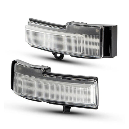 Clear Sequential Side Mirror Turn Signal Lights for Ford F-150 (2015–2018)
