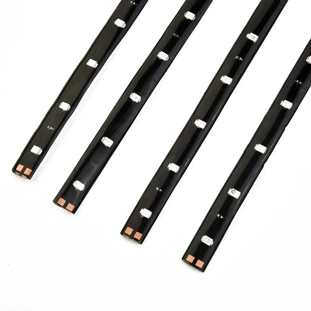 DC 12V LED Lights Strip Decor Flexible Lamps for Car