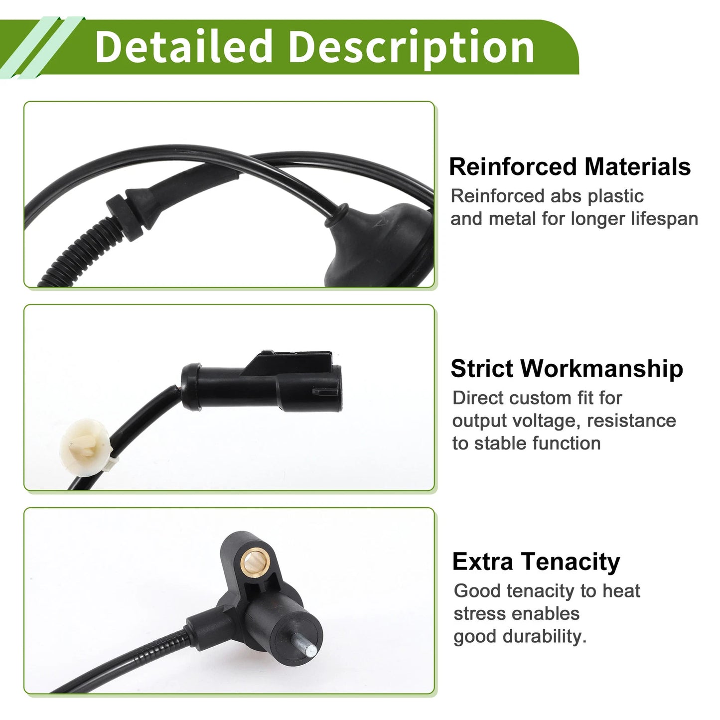 ABS Wheel Speed Sensor No.F9ZZ2C190DB for Ford Mustang
