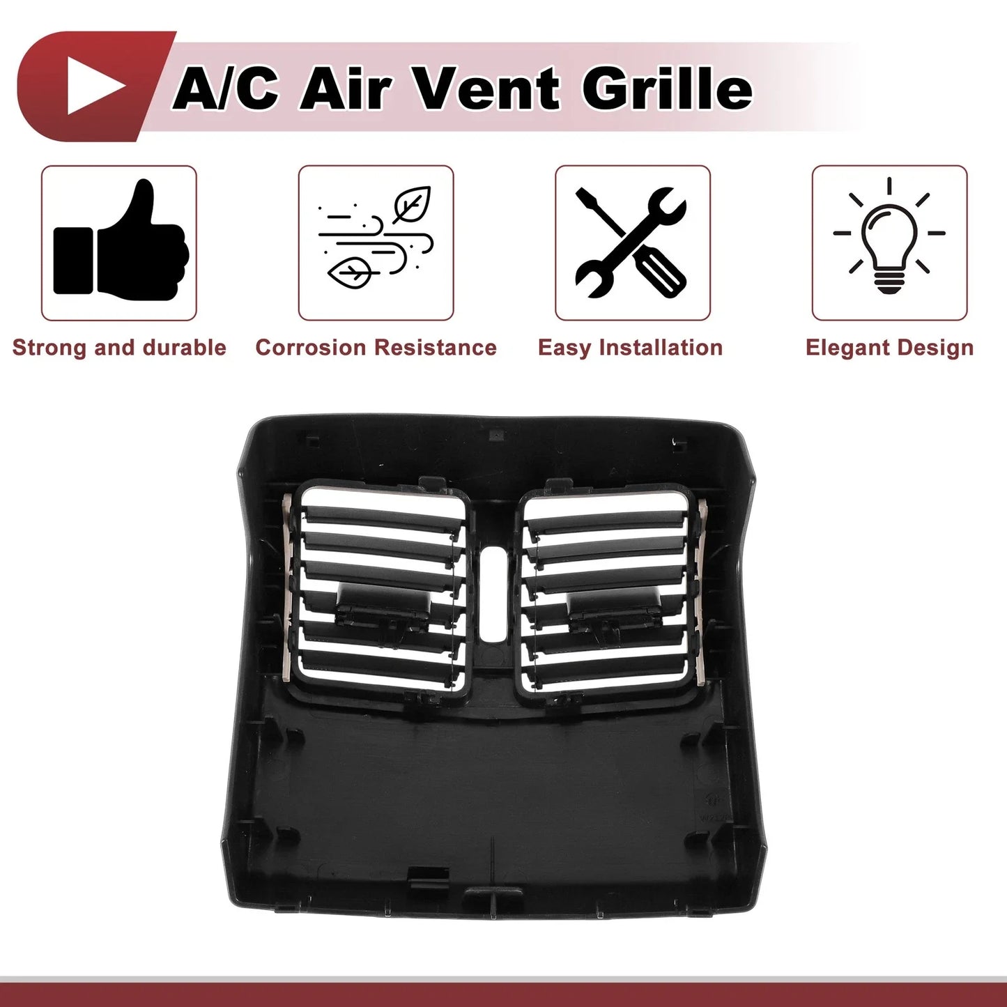 Rear Center Console Air Outlet Vent Grille for Mercedes-Benz (2016-2023)