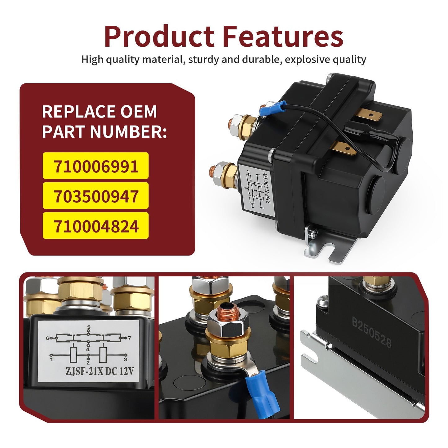 Electrical System Solenoid for Can-Am Traxter Defender (2016–2023)