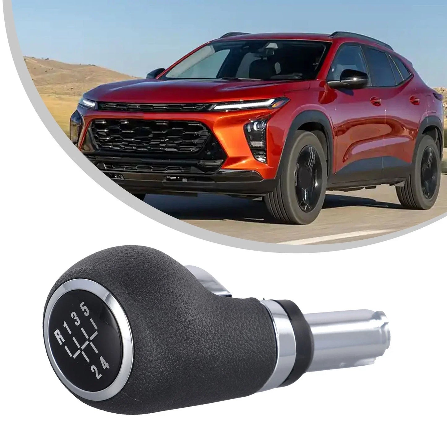5 Speed Gear Shift Knob ABS Material for Chevrolet Trax