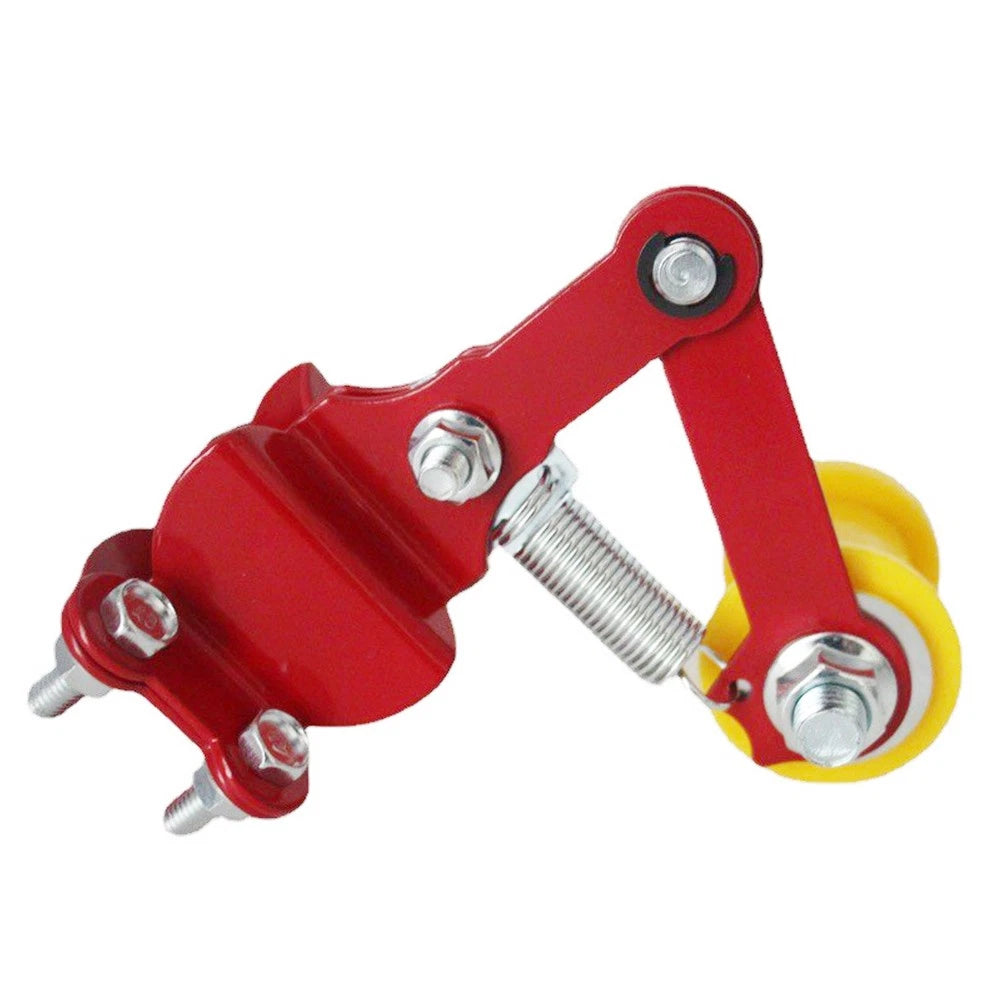Chain Tensioner Roller Adjuster for Universal Motorcycle ATV Dirt Bike (Black)
