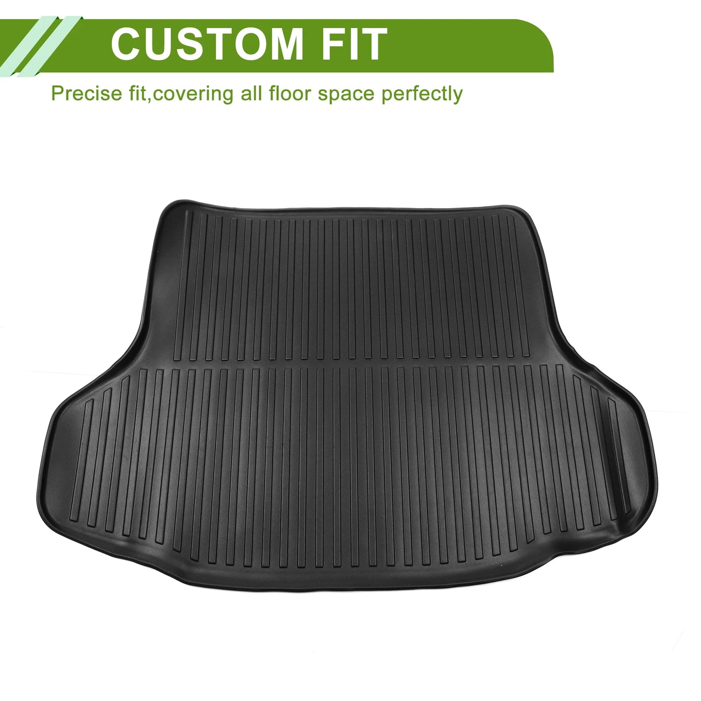 Cargo Liner Rear Trunk Mat for Nissan Sentra (2020–2024) Vertical Stripes
