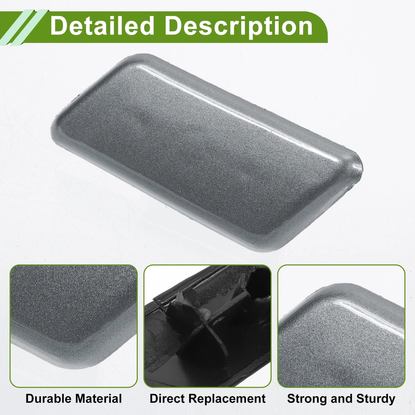 Front Left Washer Nozzle Cover Cap No. 8538106050 for Toyota Camry (2009–2012) Gray
