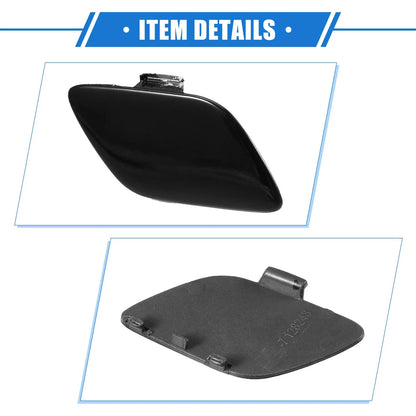 Tow Hook Eye Hole Cover Cap Plastic Black Front Right for BMW E93 (2007 - 2010)