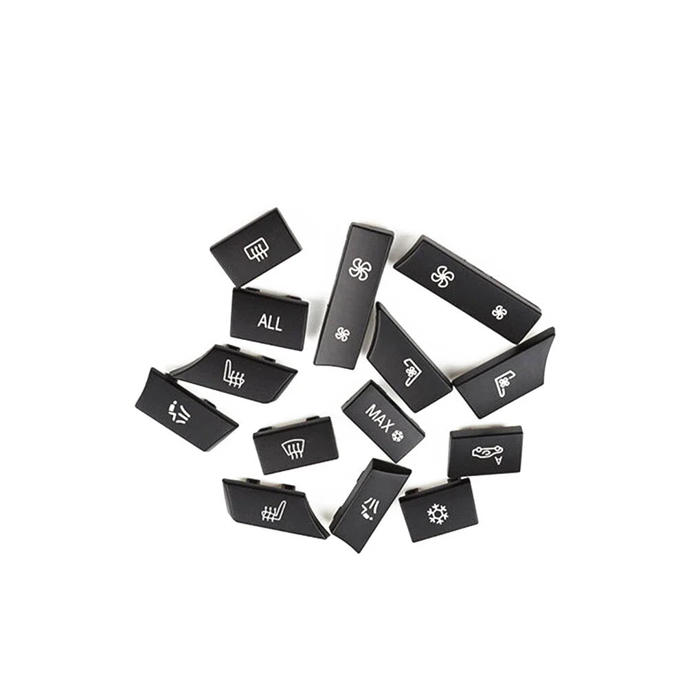 14Pcs Button Key Cap Repair Kit for BMW 5 6 7 F10 (2010-2017)