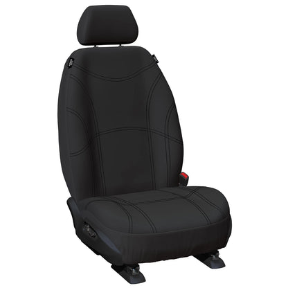 Set of 2 Black Neoprene Car Seat Covers for Lexus LX470 (1998–2007)