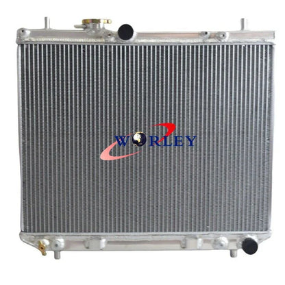 2Row Aluminum Radiator + Fan for Daihatsu Terios J100 J102 1997-2005