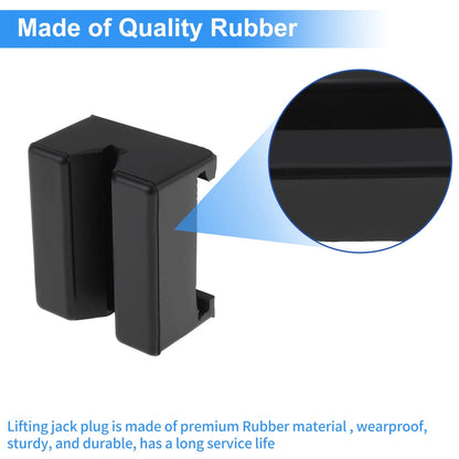 Universal Car Jack Pads Adapter for Various Models (2.8" L x 2.4" W)