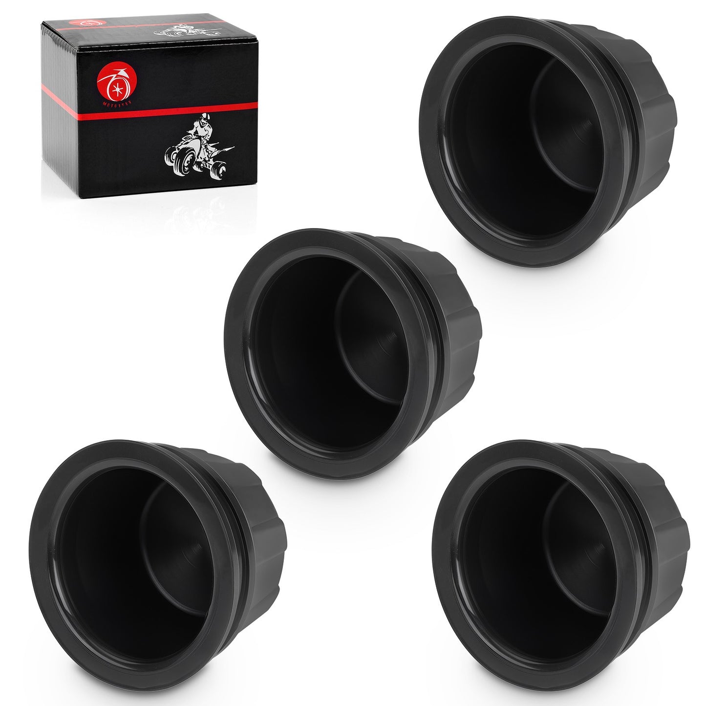 Set of 4 Wheel Dust Caps for Honda Rincon 650 TRX650FA (2003–2005)
