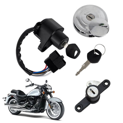 Ignition Key Switch Lock Set for Kawasaki Vulcan 900 Classic LT (2006–2024)