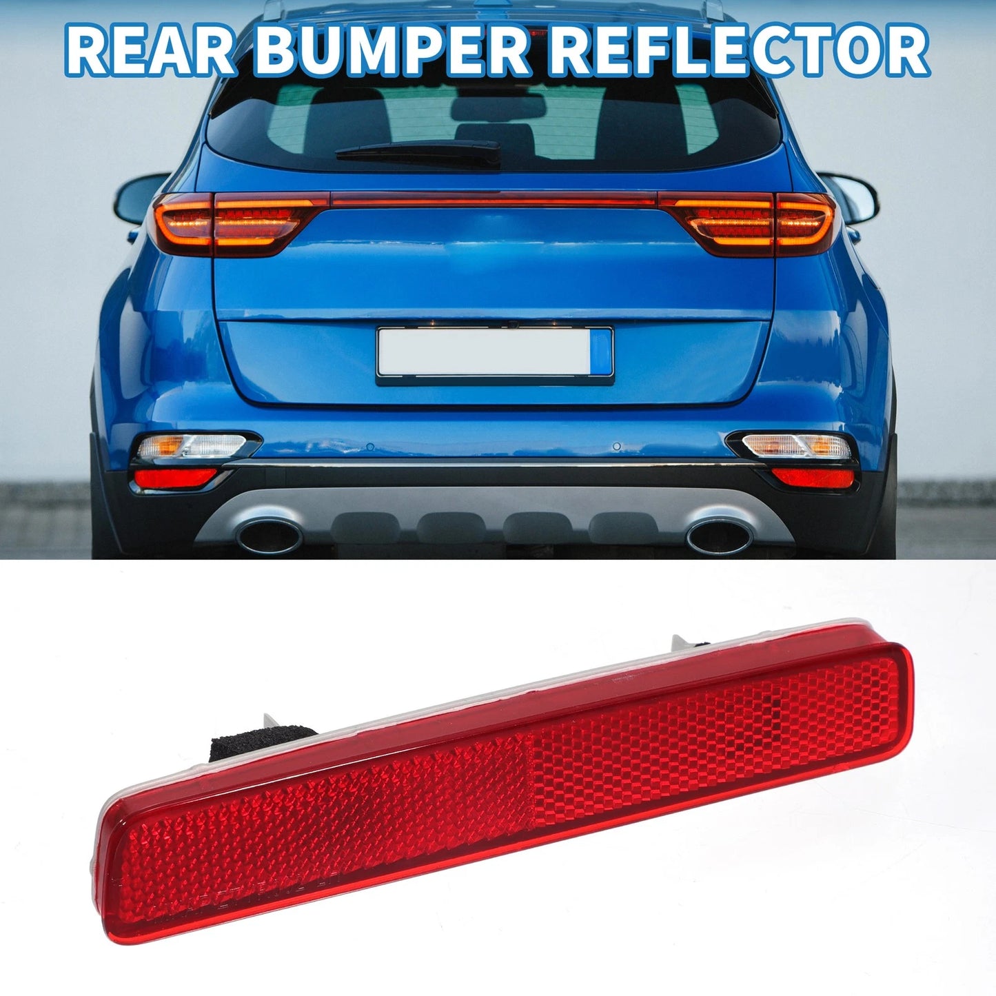 Rear Left Side Bumper Reflector No. 8192047010 for Toyota Prius (2012–2019)