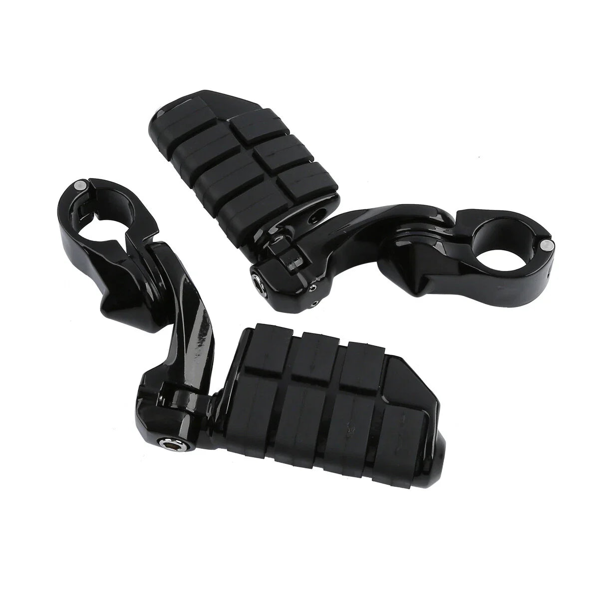 Black Highway Engine Guard Bar Footpeg for Harley Electra Street Glide (09-24)