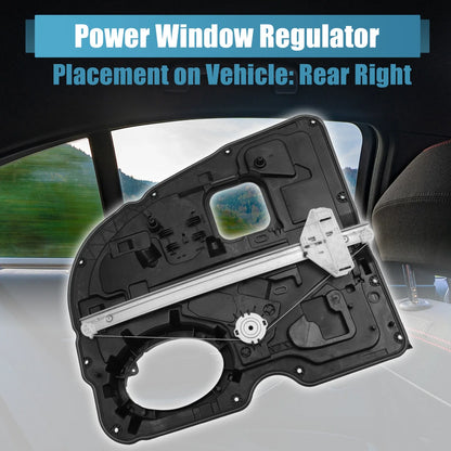 Rear Right Power Window Regulator for Dodge Ram 1500 Laramie SLT ST (2002-2023)