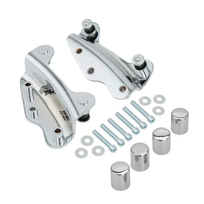 Chrome 4 Point Docking Kit w Covers for Harley Street Glide (2009 - 2013)