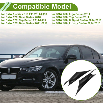 Door Panel Handle Pull Trim Cover for BMW 3 Series F30 (2012–2019) No. 51417279311 Black