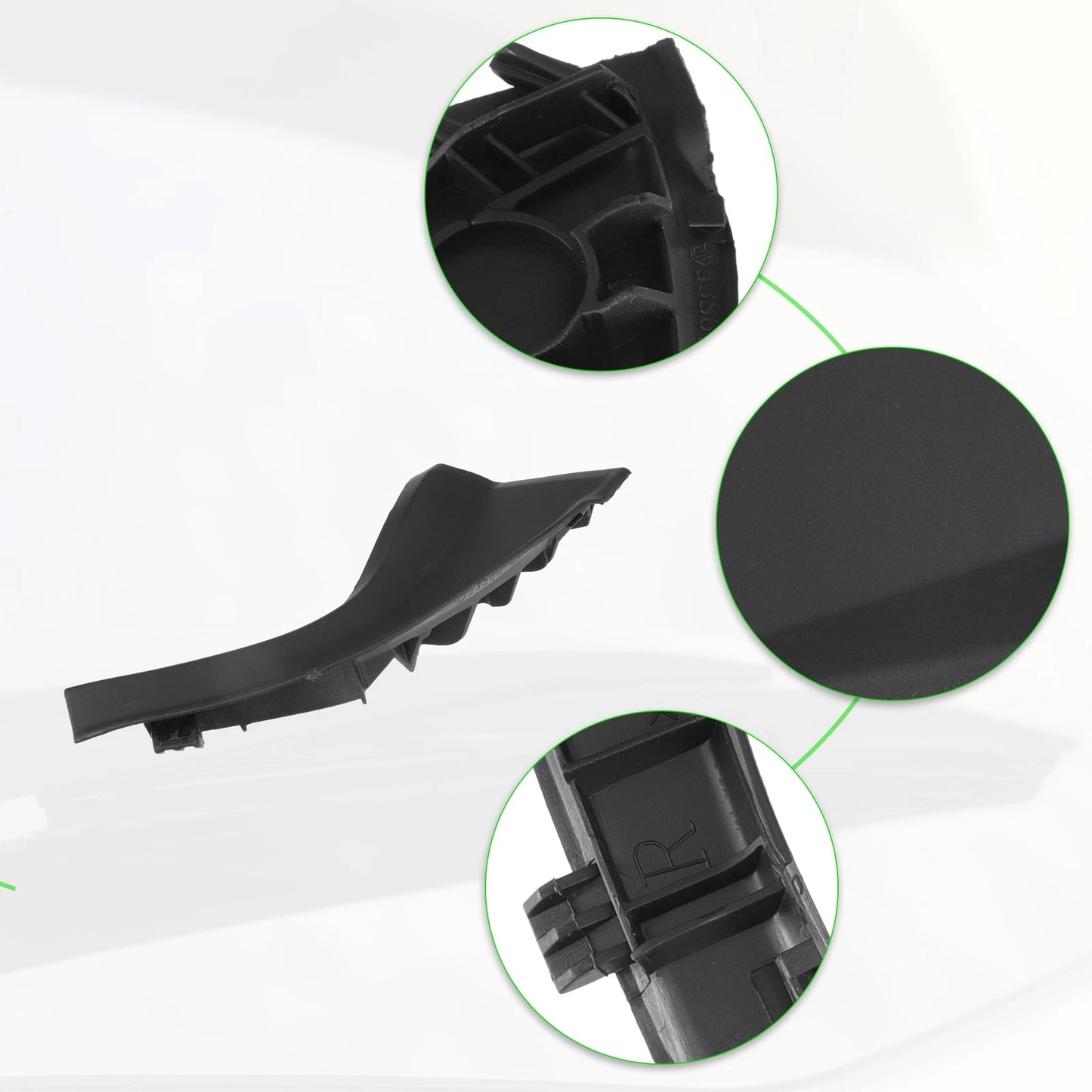 Front Right Cowl Extension Trim Cover for Toyota RAV4 (2006–2012) No. 53866-42012