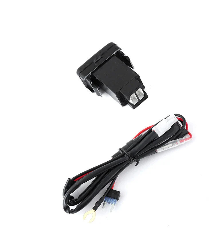 36W Dual Port TypeA/C USB Charger Socket Switch for Toyota Tacoma (2011–2020)