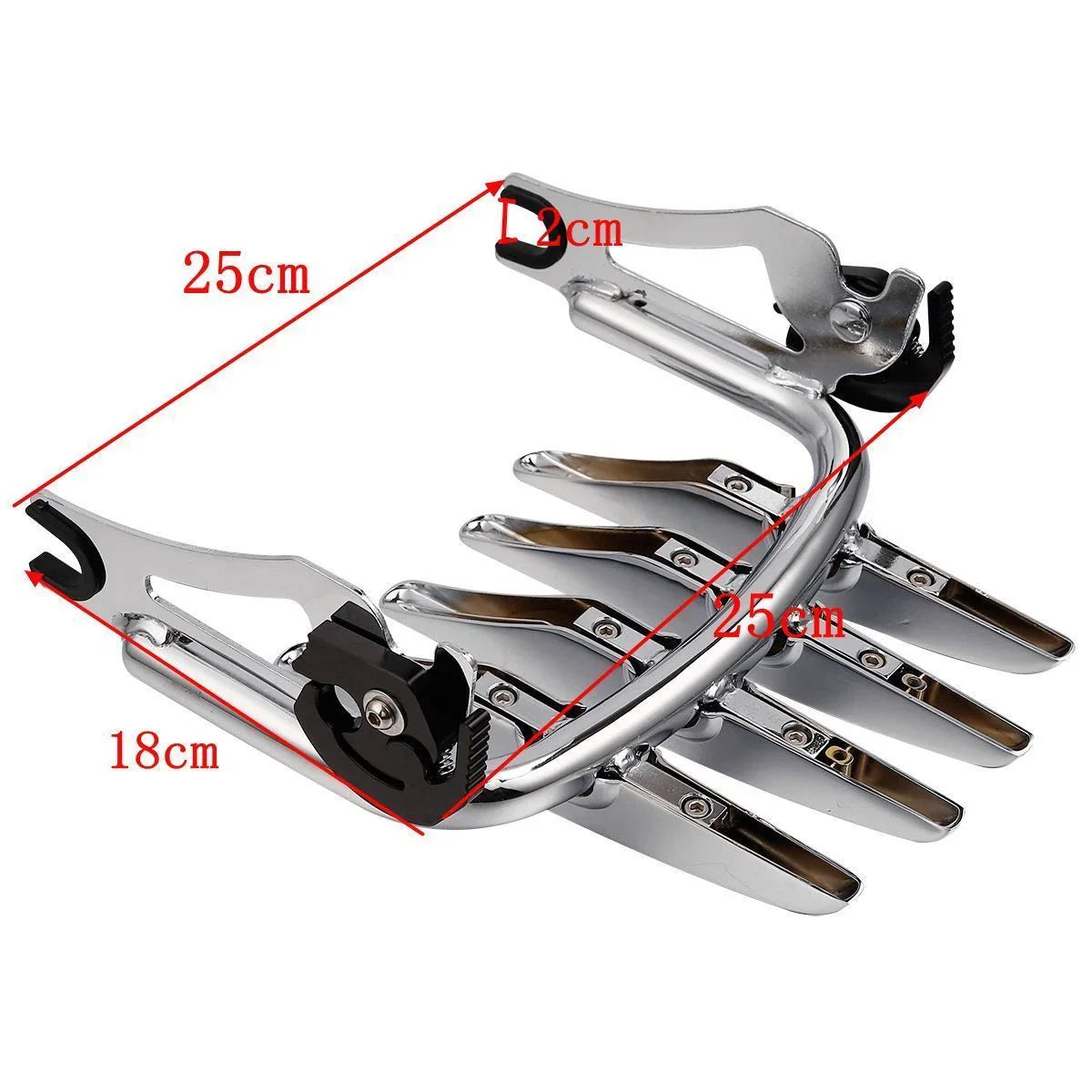 Sissy Bar Pad & Luggage Rack Dock Hardware for Harley Touring (2009-2013)