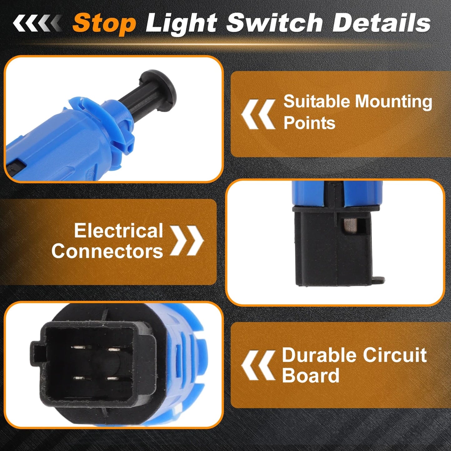 Brake Light Switch for Smart Fortwo (2008–2017) 4525450009
