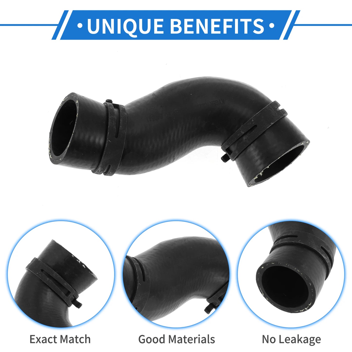 Radiator Hose for Land Rover Range Rover 5.0L V8 (2010–2022) No.LR033994 Rubber